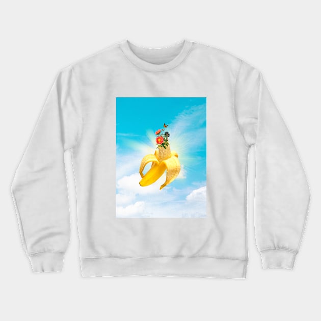 Holy Banana Crewneck Sweatshirt by gisselbatres